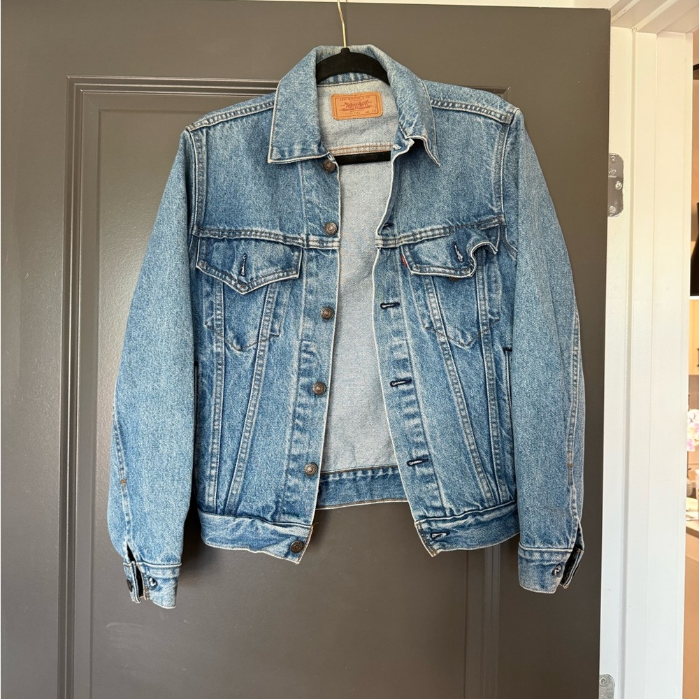 Vintage 80s Levi’s 70506‑0214 Type III Trucker Jacket Denim Size 34